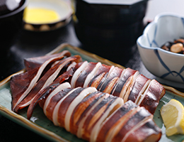 焼きいか定食の写真